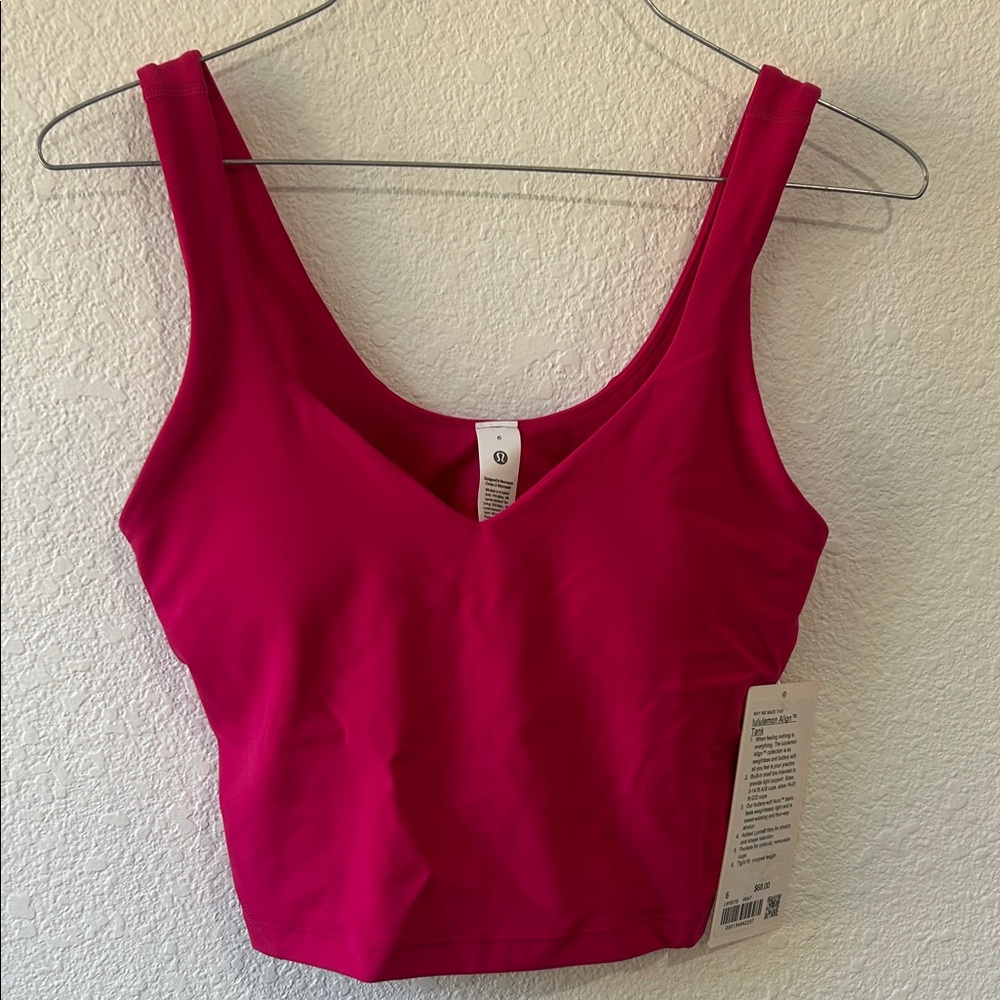 Lululemon Athletica Pink Align Tank